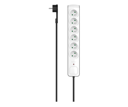 Akcesoria komputerowe HAMA Listwa przeciwprzepięciowa premium - 6 gniazd, 3m P2223764